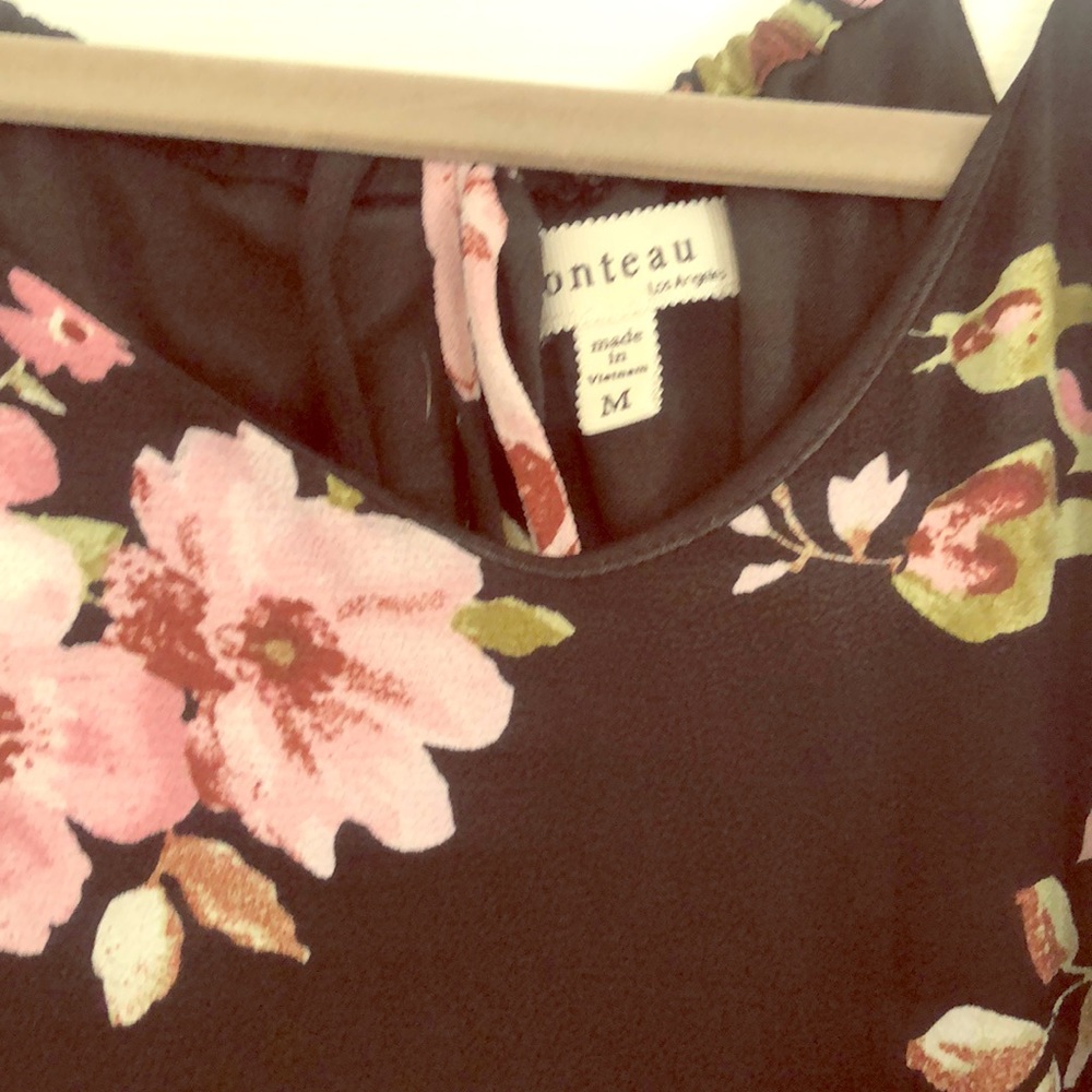 Floral off the shoulder blouse